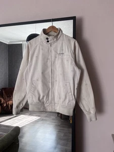 Billabong Y2K Monogram Multilogo Men's M White Jacket Bomber - Picture 1 of 9