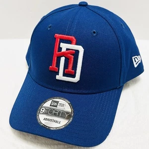 New Era Dominican Republic Baseball 9FORTY Hat Cap Adjustable Snap Blue WBC - Picture 1 of 5