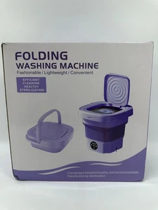 Portable Washing Machine Mini Washer Foldable Washer and Spin Dryer Small Travel - Picture 1 of 2