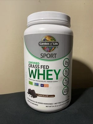 Garden of Life Sport Whey Protein Powder Chocolate Grass Fed Whey Exp 02/2026 - Image 1 of 4