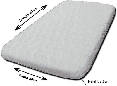 Chicco Replacement Crib Mattress for NEXT2ME Bedside (No Crib) UK 83x50x7.5cm - Image 1 of 4