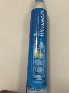 SodaStream CO2 Canister 14.5oz 60L Full Sealed Bottle Exp: 2/2028 - Picture 1 of 3