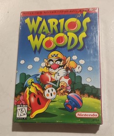 Jeu Nes Wario's Woods Scell&eacute; De 1994 Nintendo Entertainment System