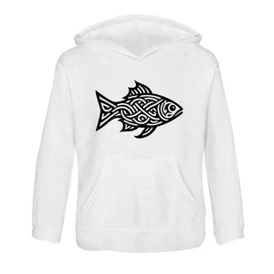 'Celtic Fish' Children's Hoodie / Hooded Sweater (KO053642) - Picture 1 of 15