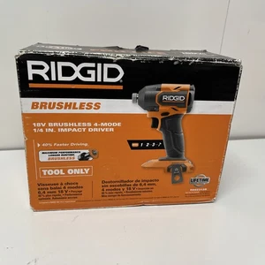 RIDGID R862312B 18v Impact Driver 4-Mode 1/4-Inch Brushless Brand New - Picture 1 of 4