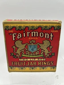 Vintage Fairmont Fruit Jar Rings Tacoma Grocery Co Kitchen Advertising - Bild 1 von 8