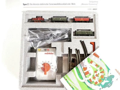 🇩🇪Märklin mini club Spur Z.. 81871 Startpackung " Museums Personenzug " BR V60 - Bild 1 von 4