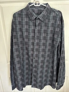 Tasso Elba XXL Herren Hemd Freizeit Langarm Blau/Schwarz/Lila - Bild 1 von 5