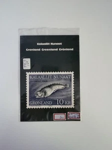 1984 Greenland Souvenir Postcard – Anarhichas Minor (Spotted Wolffish) - Picture 1 of 2
