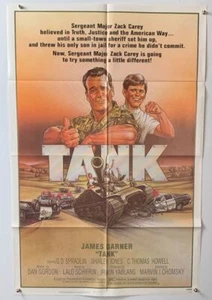 Póster original de la primera película TANK comedia de acción James Garner Shirley Jones - Imagen 1 de 1