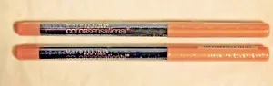 2 RARE NEW 01 Pink Pearl Maybelline Color Sensational Shaping Lip Liner 0.01 Oz - Picture 1 of 8