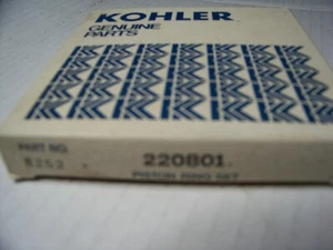 KOHLER 220801 PISTON RING SET GENUINE NOS K91 - Picture 1 of 2