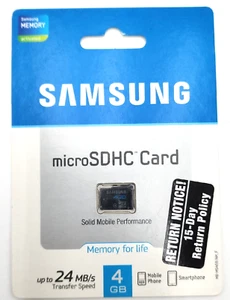 Samsung 4 GB SDHC Card - (MB-SS4GB/AM) - Picture 1 of 2