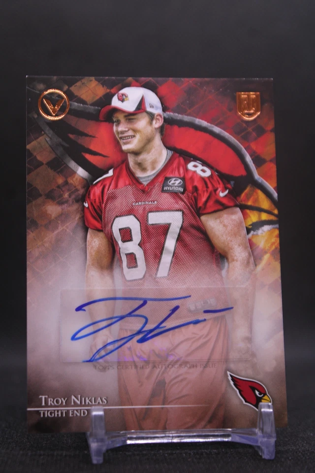 Troy Niklas #VA-TN 2014 Topps Valor Autographs Arizona CardinalsAU Auto - Image 1 of 2