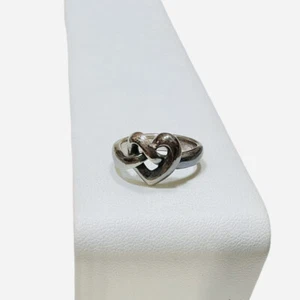 James Avery Heart Knot Ring Sterling Silver 925 Size 4.5 - Picture 1 of 5