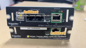 1 PCS SCHNEIDER AP9641 NETWORK UPS MANAGEMENT CARD*IW - Afbeelding 1 van 2