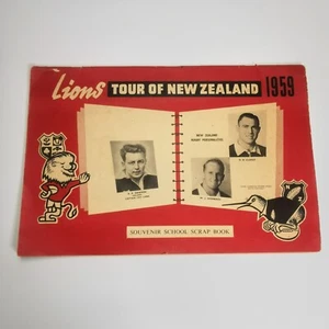 ~ British Lions Tour of New Zealand 1959 ~ Souvenir School Sammelalbum ~ Rugby ~ - Bild 1 von 19