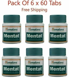 6 x Himalaya MENTAT 60 Tabletten KOSTENLOSER VERSAND - Bild 1 von 2