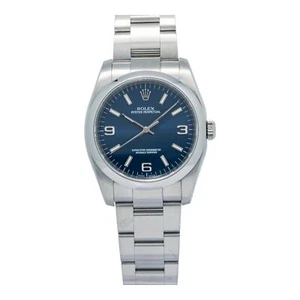 Rolex Oyster Perpetual 116000 Stainless Steel Blue Dial Auto Unisex Watch 36mm - Picture 1 of 6