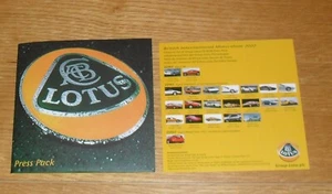 Lotus Presse CD 2002 - Esprit Elise 111S Typ 72 Typ 49 Typ 25 - Bild 1 von 3