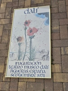 1974 Salvador Dali "Inaguracion Teatro Museo Dali" Figueras, Spain FRAMED POSTER - Picture 1 of 14
