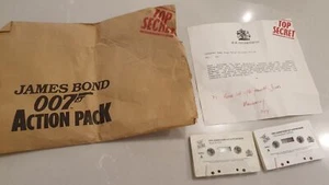 Remnants of James Bond 007 Action Pack Items 28k Sinclair ZX Spectrum Games ? - Picture 1 of 10