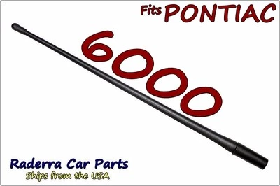 FITS: 1982-1991 Pontiac 6000 - 13" SHORT Custom Flexible Rubber Antenna Mast Foto 1 de 2