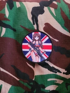 United Kingdom Bikini Girl UK British Army pinup morale airsoft anime war patch - Picture 1 of 1