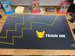 Pokemon 25th Anniversary Celebrations "Train On" Premium Playmat - Picture 1 of 1