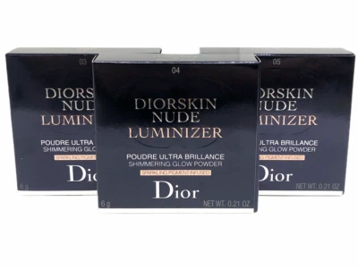 Polvo brillante luminizador Dior Diorskin Nude Glow (6 g/0,21 oz) NUEVO; ¡TÚ ELIGES! Foto 1 de 2