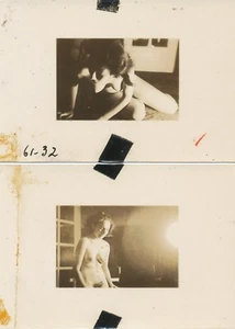 De colección 1930 Desnudo Contacto Estampado SAMUEL BERNARD SCHAEFFER Foto Sesión 20 Impresión - Imagen 1 de 10