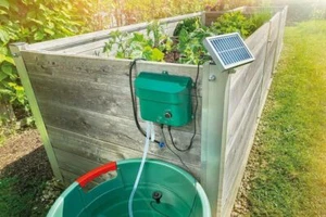 Solar Bewässerungssystem Pflanzen Wasserspender Bewässerung Pumpe Gewächshaus - Bild 1 von 8