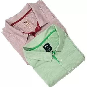 OAKLEY O-Hydrolix Gravity Performance Polo Confezione da 2 Uomo 2XL Verde Rosso Golf - Foto 1 di 19