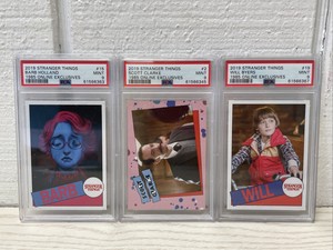 2019 Topps Stranger Things PSA 9 Graded Cards Online Exclusive Barb Will Scott