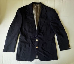 Polo University Club Navy Blue 100% Wool Blazer Jacket Men’s Made in USA - Picture 1 of 9