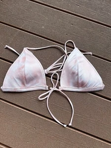L.A. Hearts Pink Tie Dye Bikini Top Women's Size Medium Pacsun - Picture 1 of 10