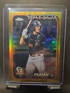2024 Topps Pro debut Jud Fabian cromo #PDC-6 Baltimore Orioles dorado/50 Baysox - Imagen 1 de 5