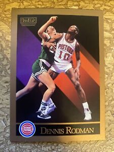 1990-91 Skybox - #91 Dennis Rodman, Larry Bird- Mint 