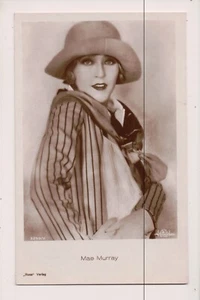 Vintage Postkarte Stummfilmstar Schauspielerin Mae Murray - Bild 1 von 2
