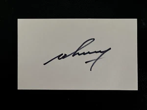 ARMIN HARY - GERMAN OLYMPIC GOLD MEDALLIST 1960 - SIGNED WHITE CARD - Picture 1 of 1