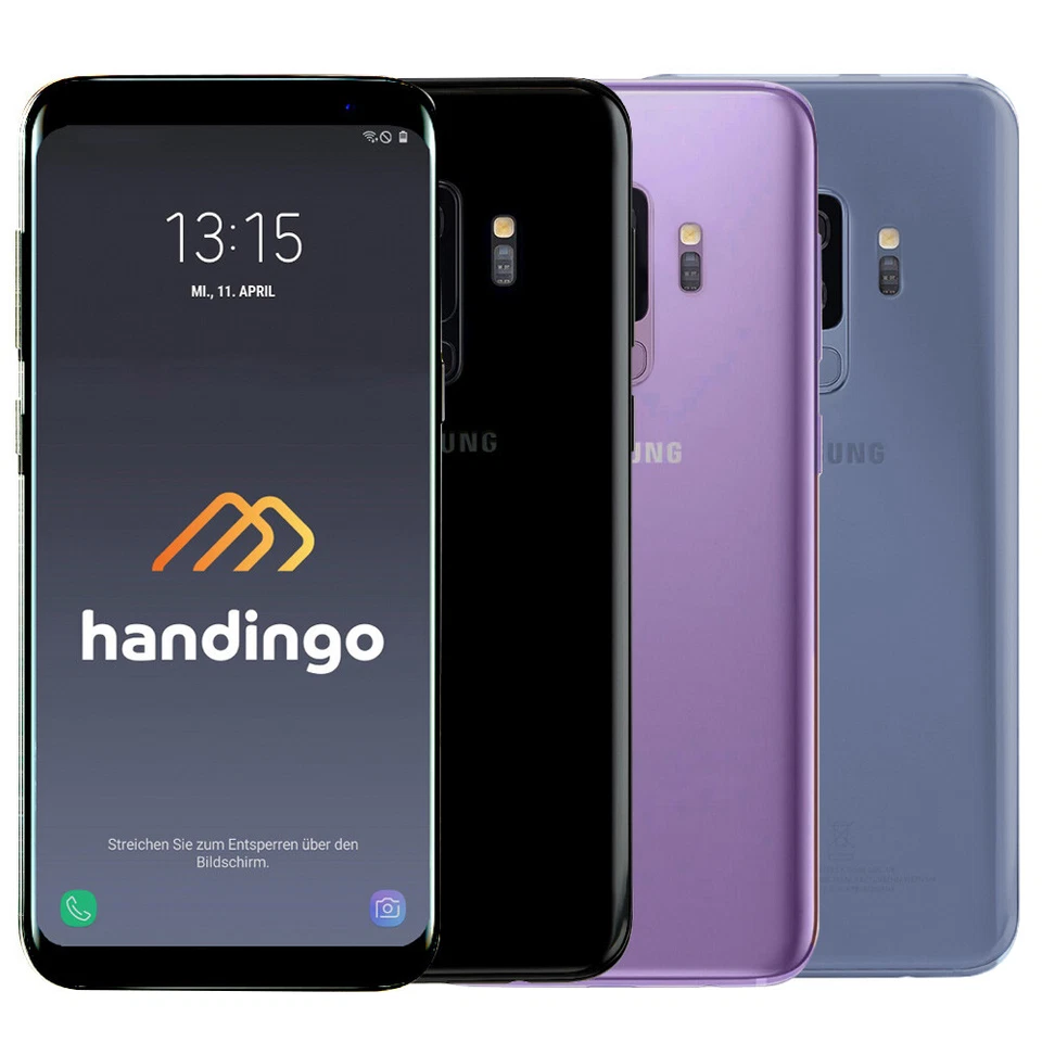 Samsung Galaxy S9 SM-G960F Duos DUAL Single SIM Schwarz Blau Lila Guter Zustand - Bild 1 von 1