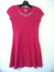 So Girls Fushia Pink Dress Bling Size 12 EUC!!! - Picture 1 of 2