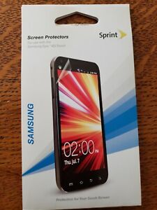 Samsung Epic 4G Touch Screen Protector (One) and (Two) Anti Glare Sprint & cloth