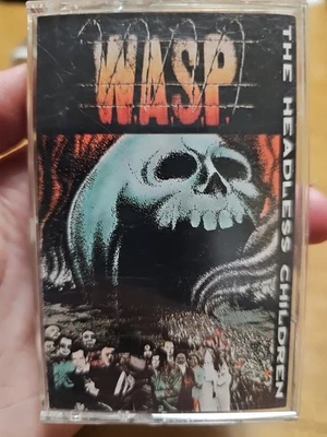 Кассетная лента WASP «Безголовые дети» оригинал 1-й выпуск США 1989 хэви-метал - Изображение 1 из 4