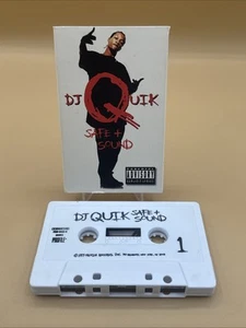 DJ Quik - Safe + Sound Single Vintage 1995 Gangsta Rap Cassette Tape | Rare - Picture 1 of 2