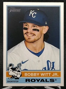 Bobby Witt Jr 2025 Topps Heritage #92 Kansas City Royals  - Picture 1 of 5