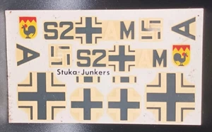 Heller | No. 388 | 1:72 Junkers Ju 87B-1 Stuka Decals - Picture 1 of 1