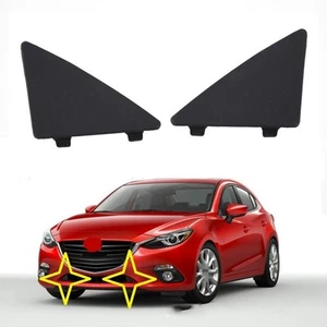 Für Mazda 3 2014 2017 Stoßstange Abschlepphaken Abdeckkappen (2er Set) - Picture 1 of 8