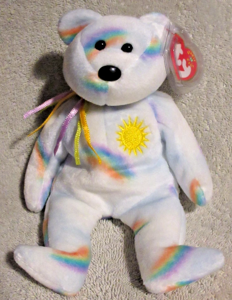 Ty Beanie baby Cheery the Bear DOB August 18, 2000 Free Shipping - Image 1 of 1