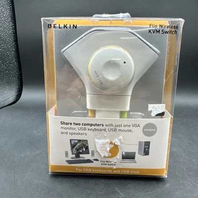 Belkin Flip USB with Audio KVM Switch for USB Keyboards and USB Mice - Image 1 of 4